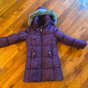 Purple Winter Girls Coat